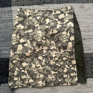 Camo layered skirt